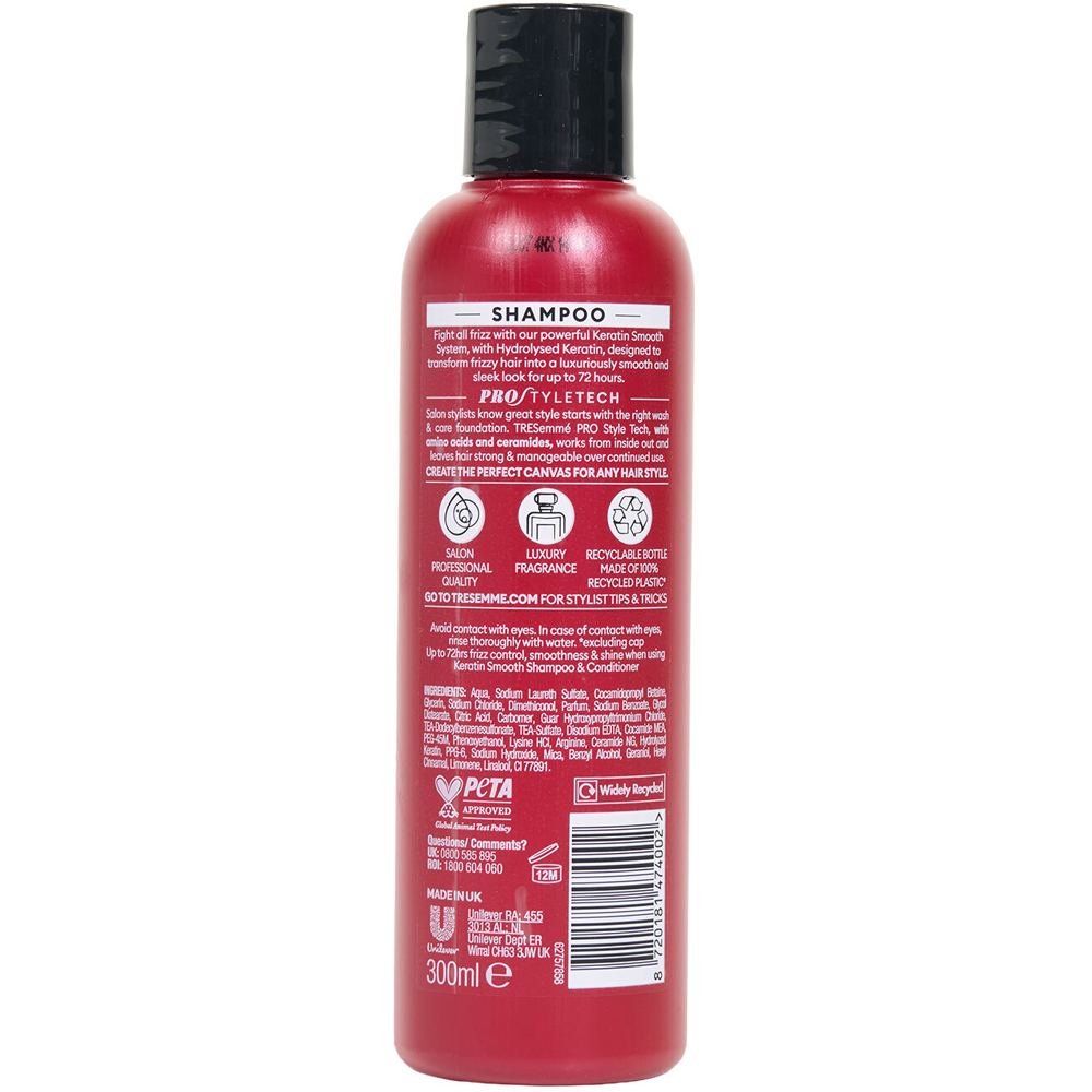 TRESemme Keratin Smooth Frizz Control Shampoo 300ml Image 2