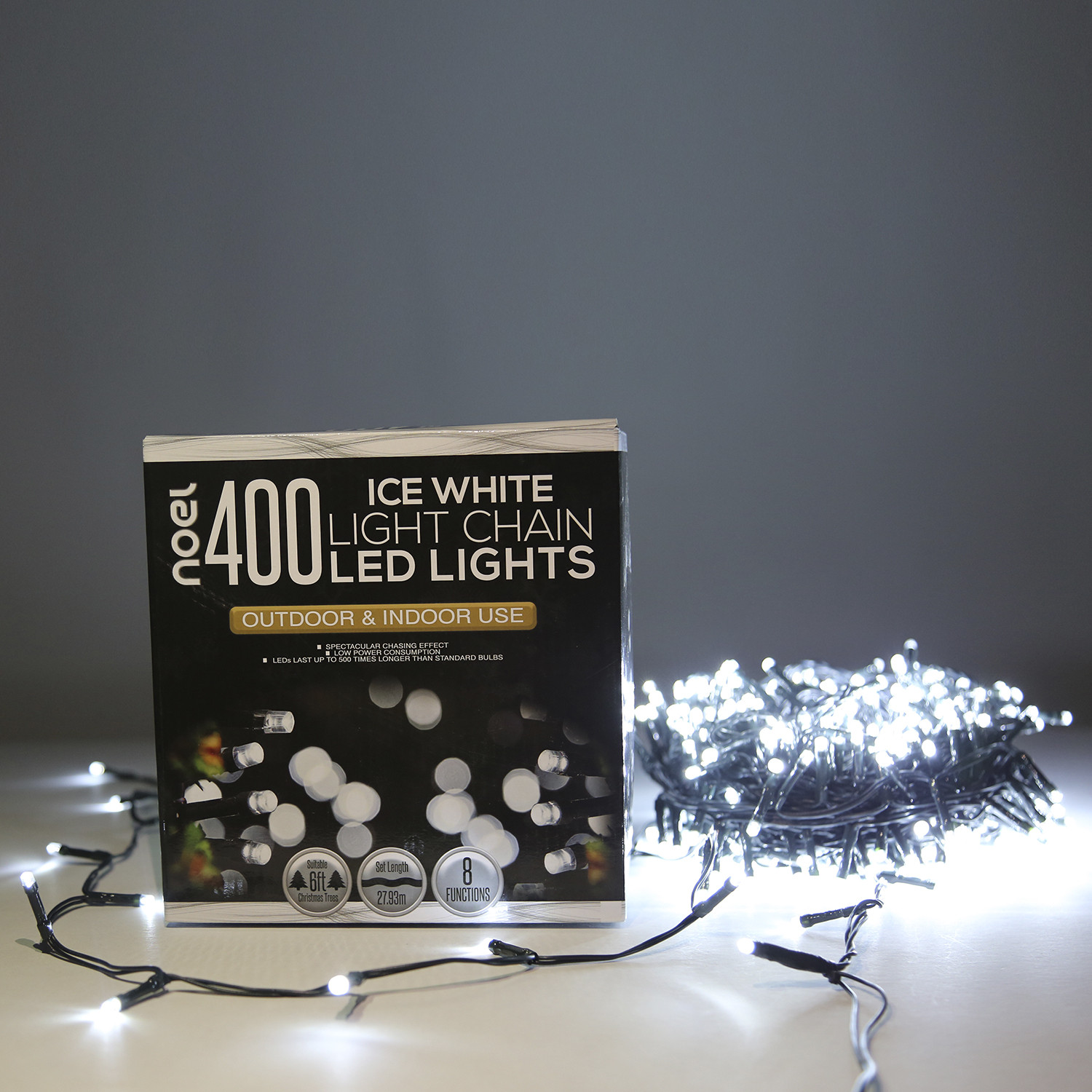 LED Light String - White / 400 Image 2