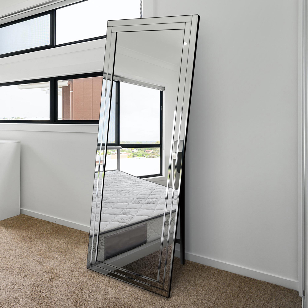 MirrorOutlet Luxford Bevel Cheval Free Standing Mirror 170 x 58cm Image 2
