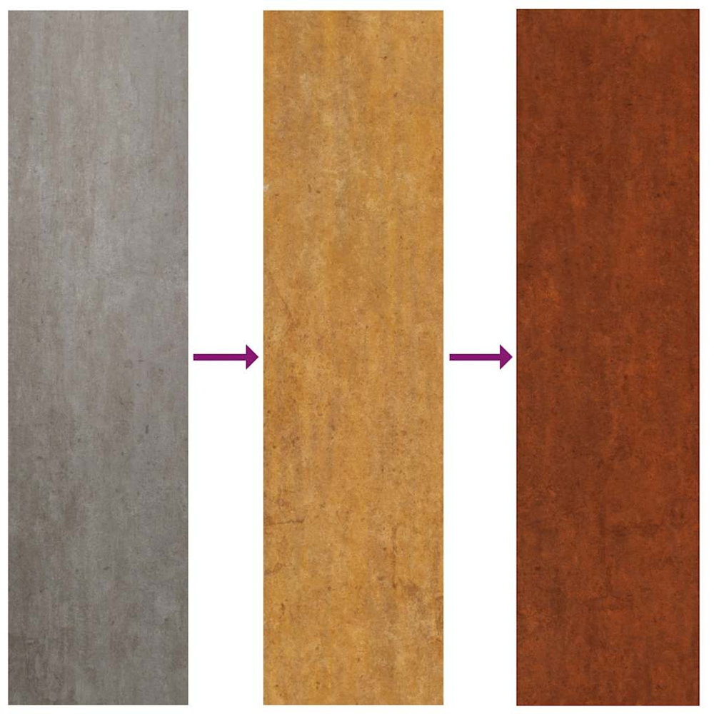 vidaXL Brown Corten Steel Wall Planter 40 x 46 x 10cm 2 Pack Image 7