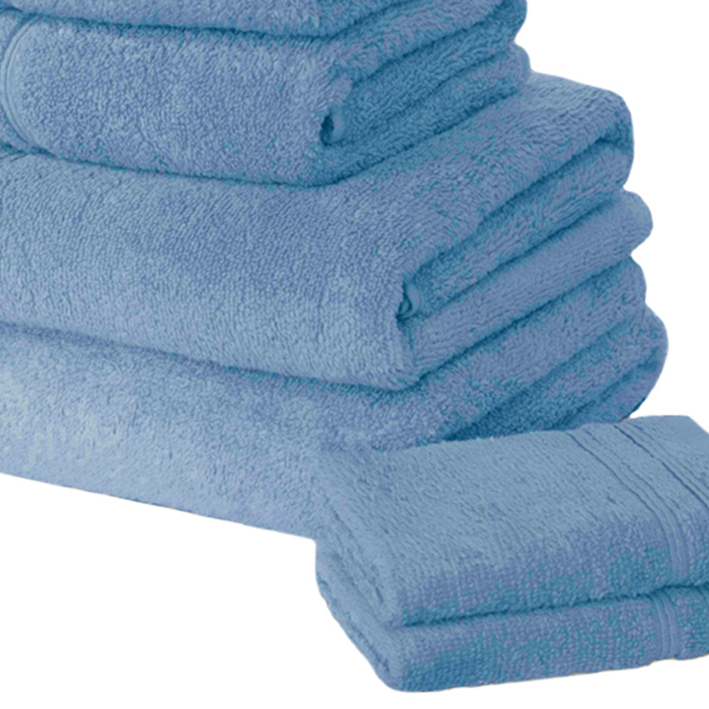 Rapport Home So Soft Blue Cotton Hand Towel Image 3