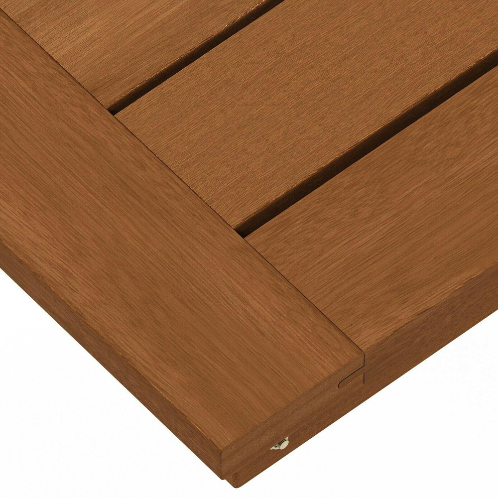 Walplus Tioman Natural Hardwood Adirondack Folding Table Image 8