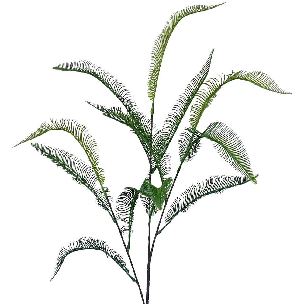 Leaf Green Fern Artificial Spray Stem 100cm 6 Pack Image 5
