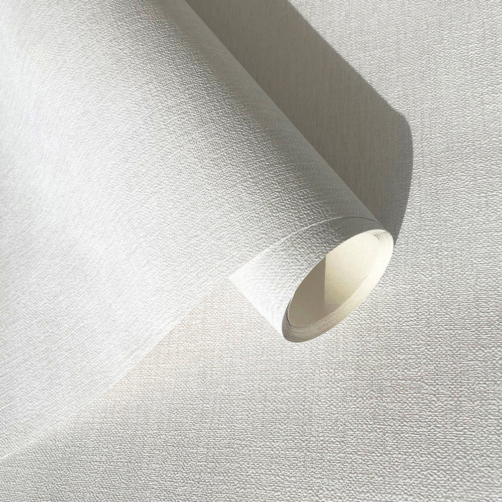 Rasch Fiji Linen White Wallpaper Image 2