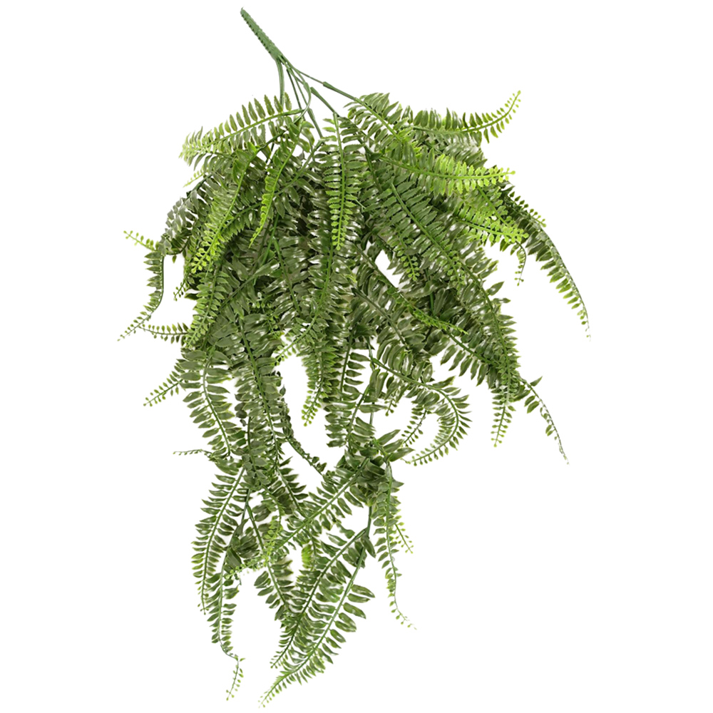 Leaf UV Resistant Boston Fern Bush Artificial Plant 70cm Image 1