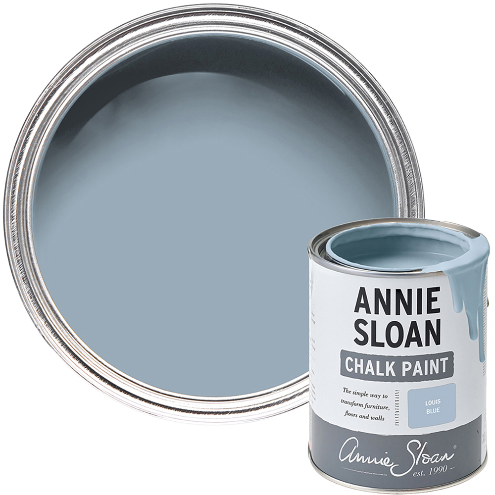 Annie Sloan Louis Blue Matt Chalk Paint 1L Image 1