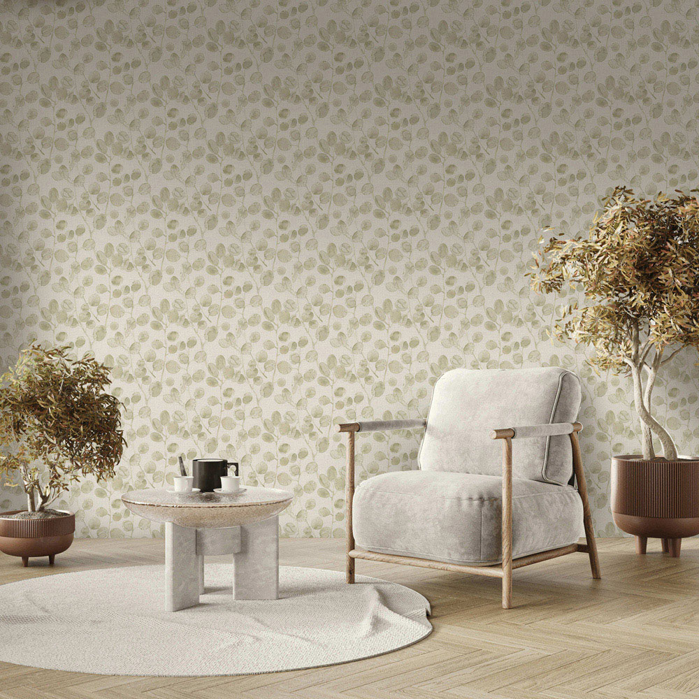 Rasch Wallpaper Eucalypto Sage Vinyl Wallpaper Image 3