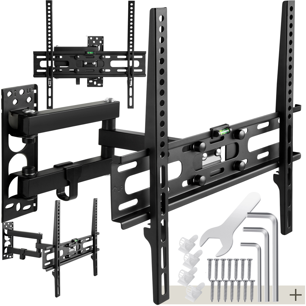 tectake 26 to 75 inch Extendable Tilt Swivel TV Bracket Image 3
