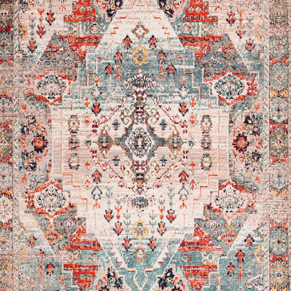 Kukoon Distressed Vintage Washable Beige Grey Rug 120 x 170cm Image 3