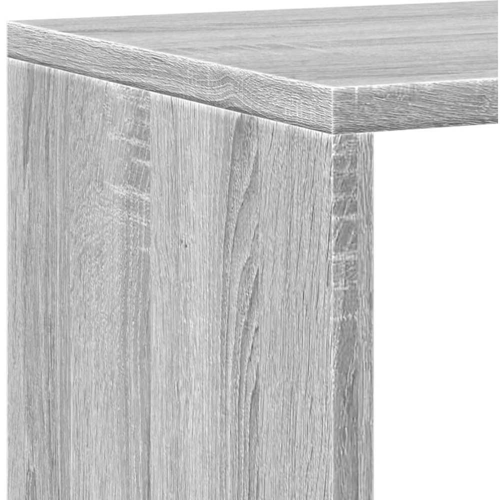 vidaXL 16 Shelf Grey Sonoma Oak Bookcase Image 7