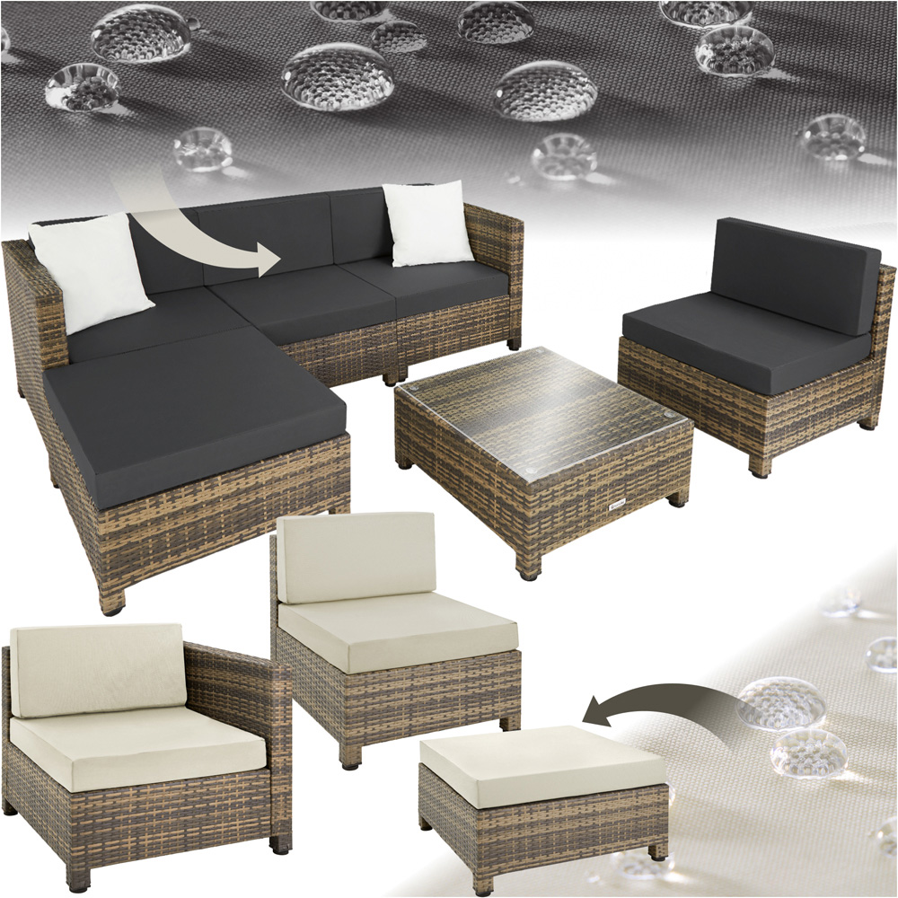 tectake Nature Garden Furniture Set Image 2