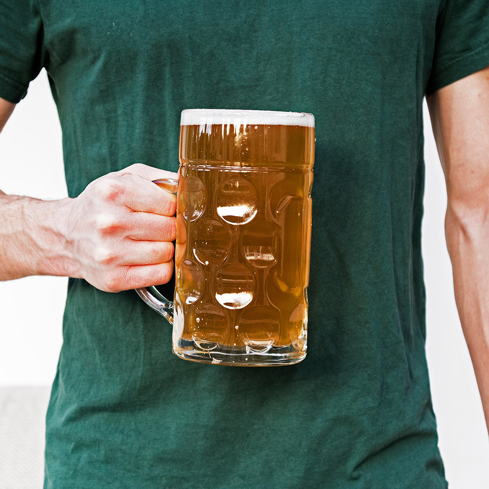 #winning Clear Giant Beer Stein 1L Image 3