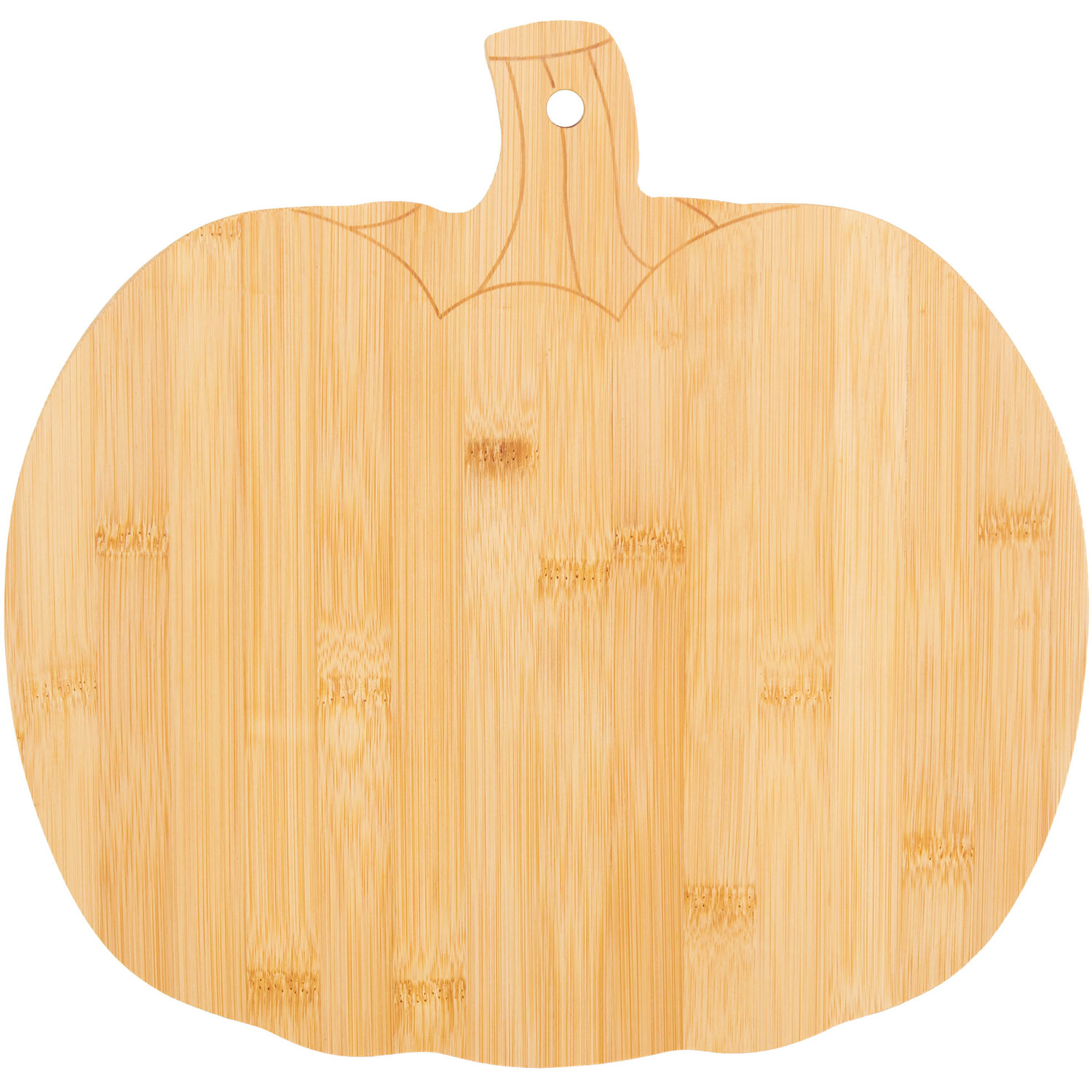 Bamboo Pumpkin Serving Platter - Natural Image 1