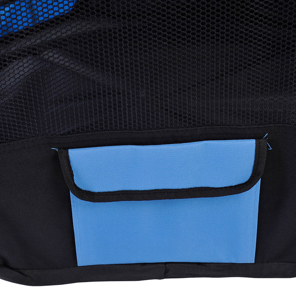 PawHut Blue and Black Fabric Pet Playpen Image 3