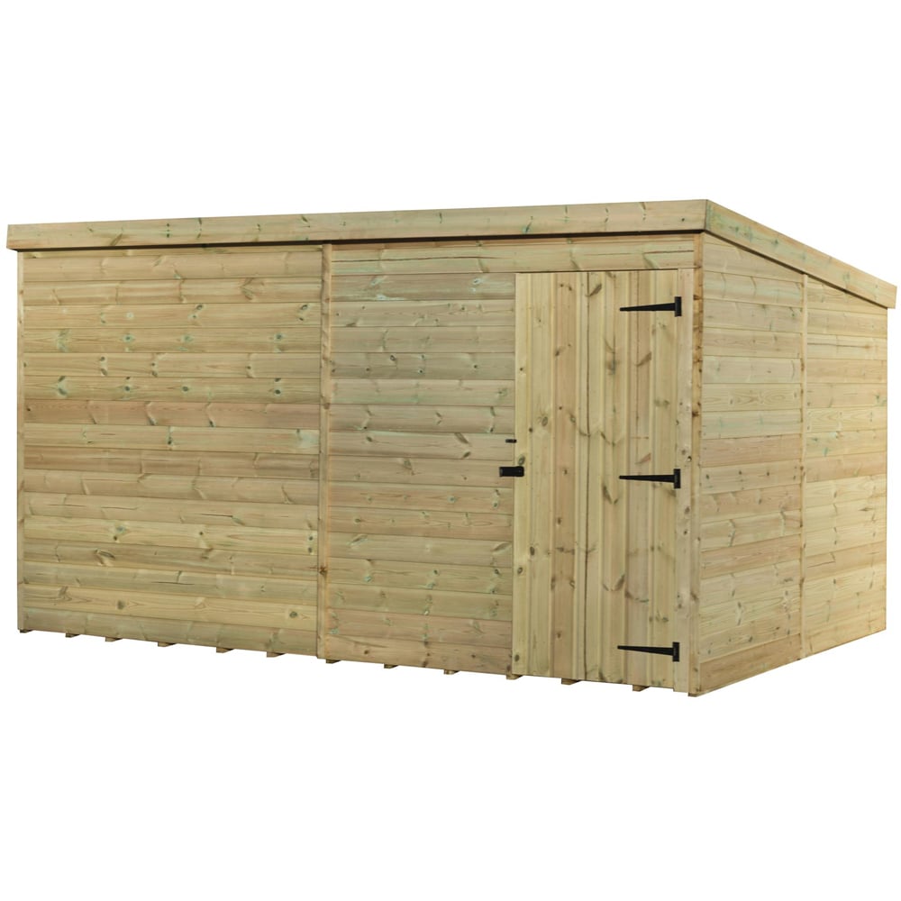 Empire Sheds 1000 10 x 7ft Tongue and Groove Pent Garden Shed Image 1
