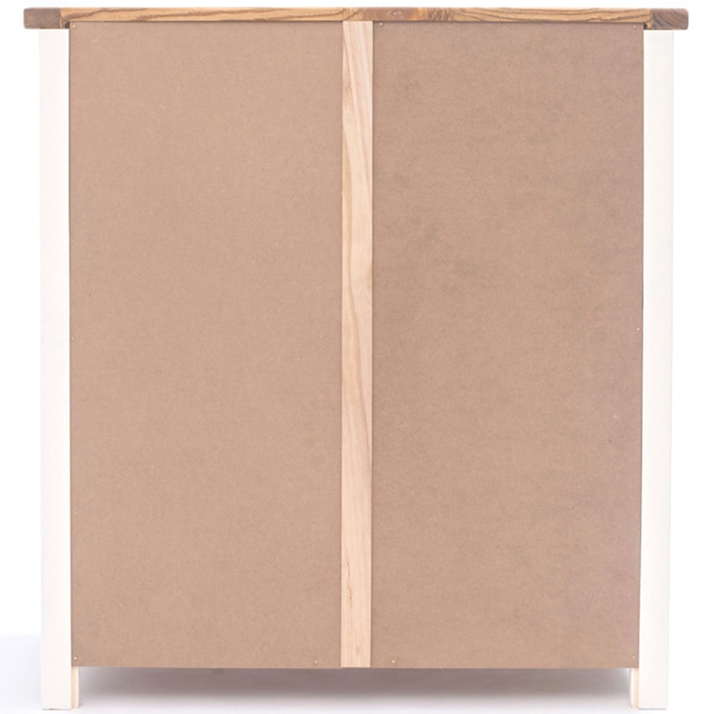Tropea 4 Drawer Off White Chest of Drawers with Brass Drop Handles Image 5