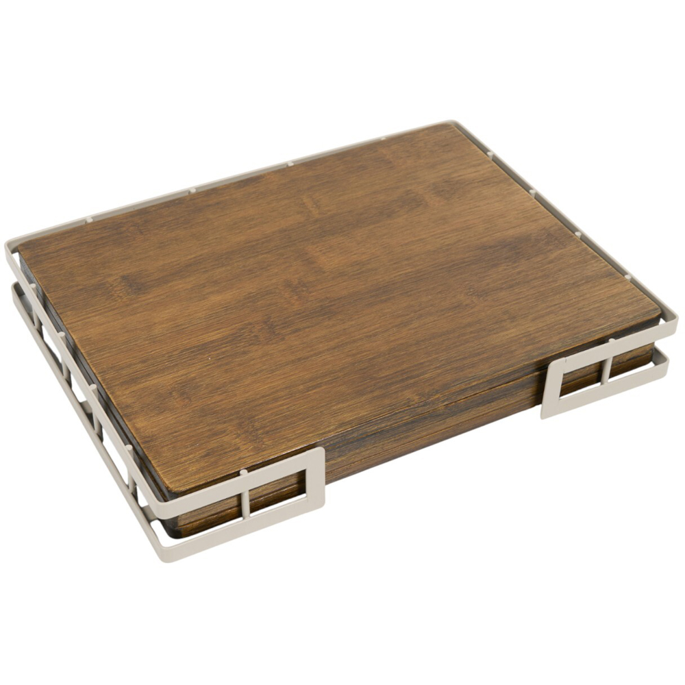 Set of 4 Stockholm Bamboo Placemats with Wire Holder Image 5