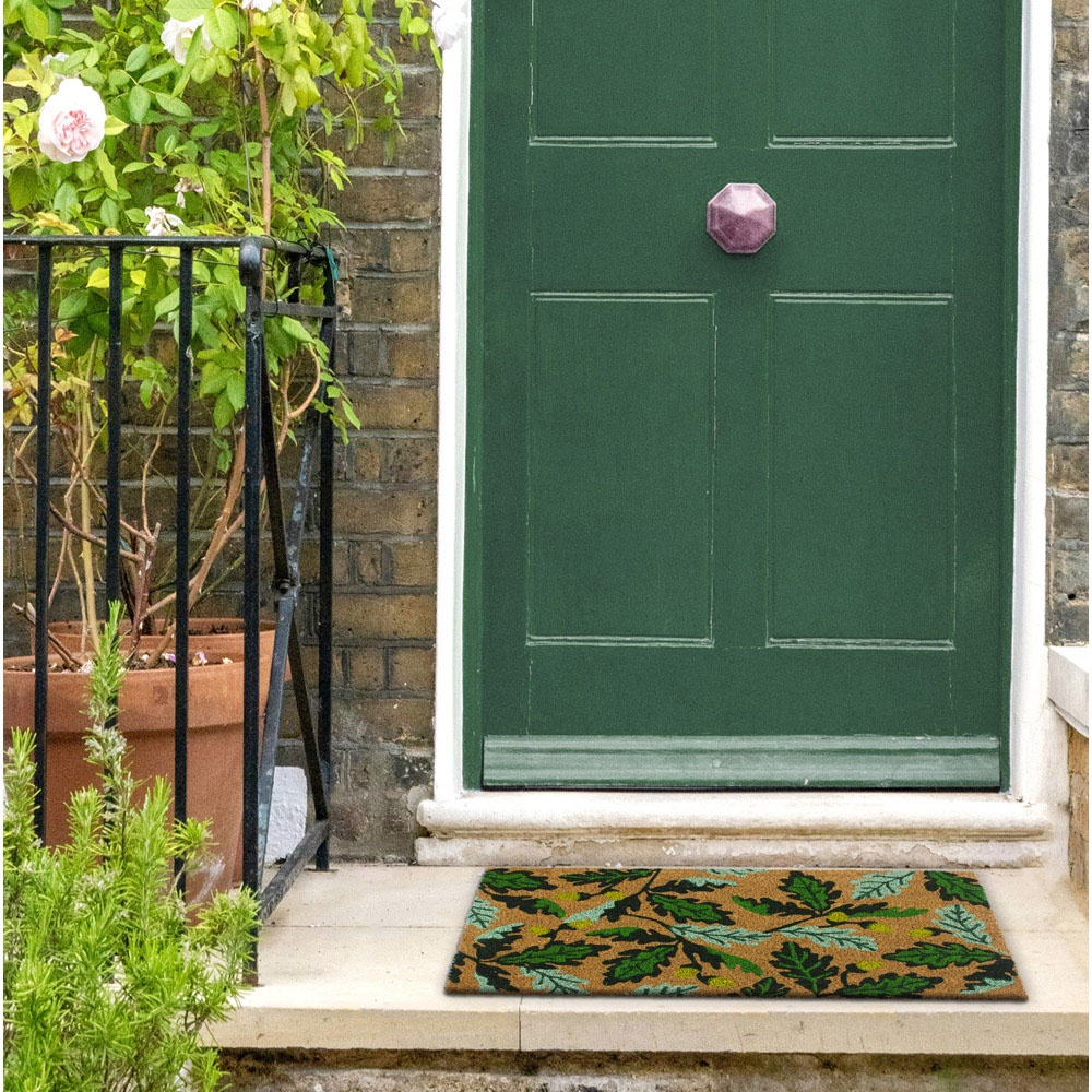 Eselle RHS Autumn Oak Green Coir Door Mat 45 x 75cm Image 3