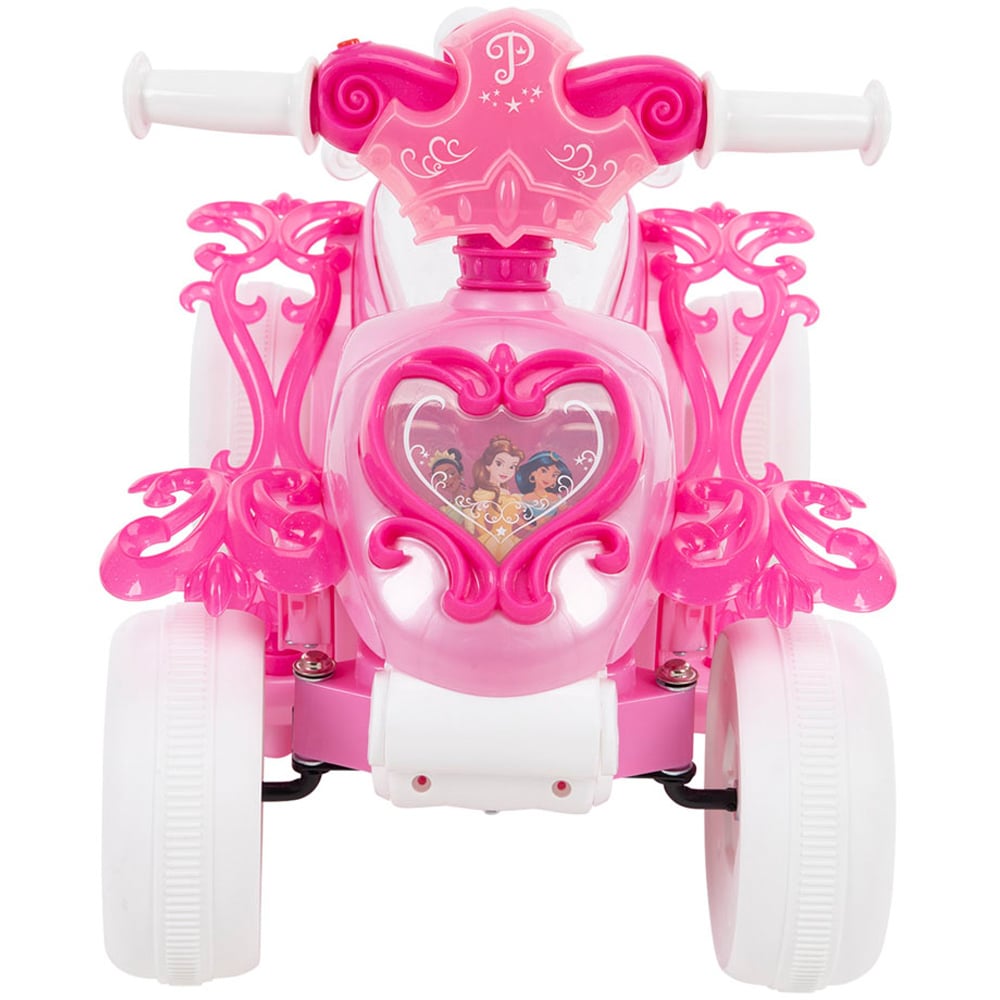 Huffy Disney 19239W Kids Princess Bubble Electric Ride On Quad 6V Image 2