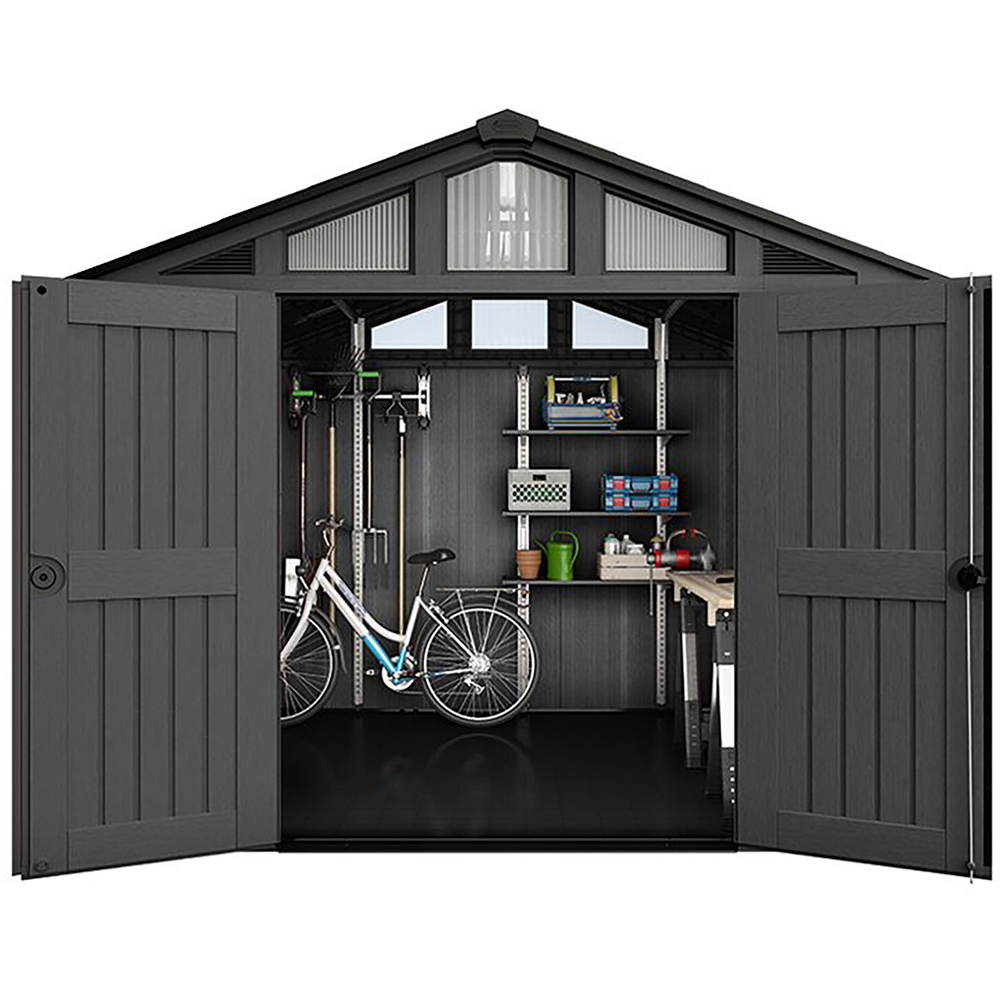 Keter Stronghold 10 x 15ft Grey Apex Garden Storage Shed Image 3