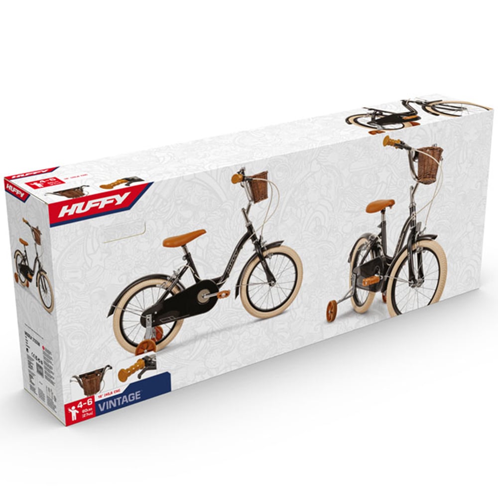 Huffy Vintage 21255W Black Single Speed 16 inch Kids Bike Image 5