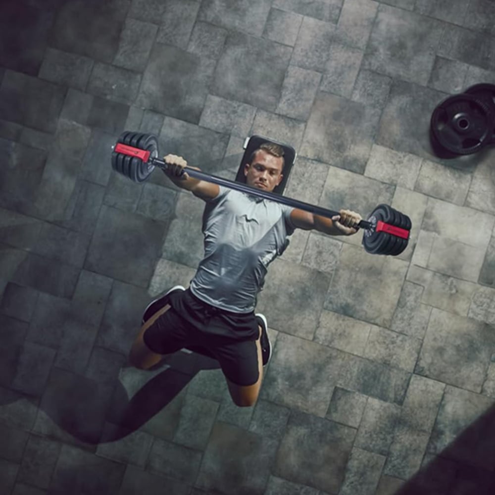 Strongology ELEMENT SET Adjustable Smart Barbell Dumbbell Kettlebell 2kg to 19kg Image 6