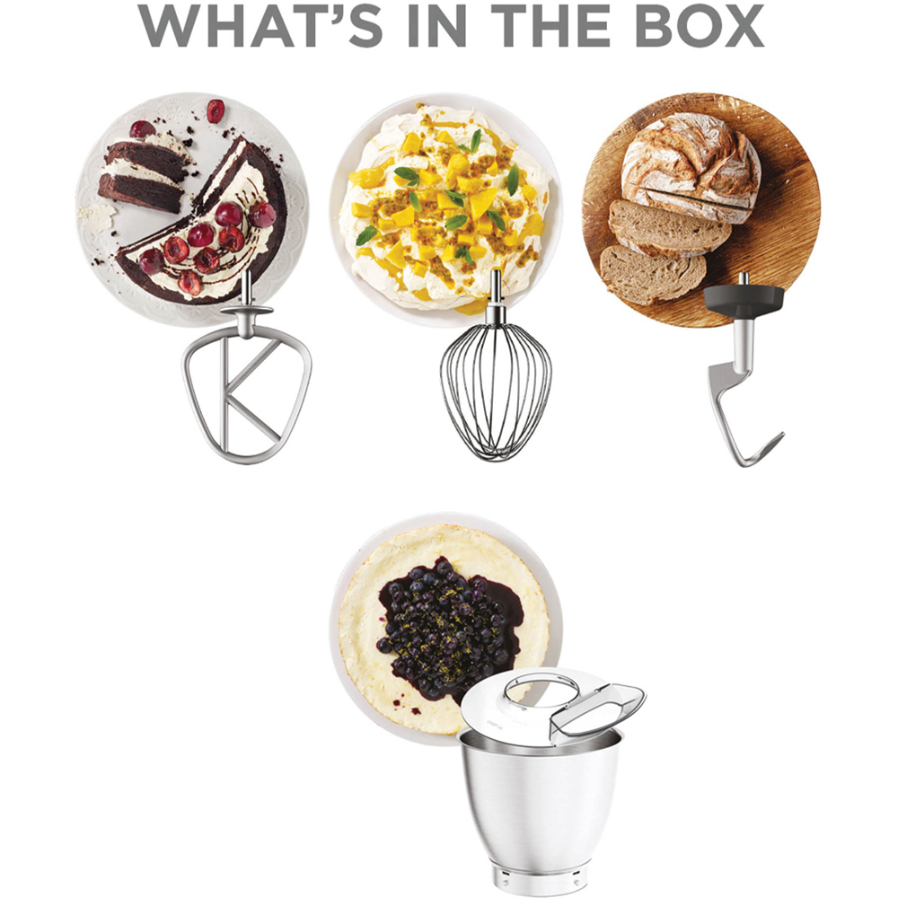 Kenwood Chef Baker KW0306 White 7L Stand Mixer Image 8