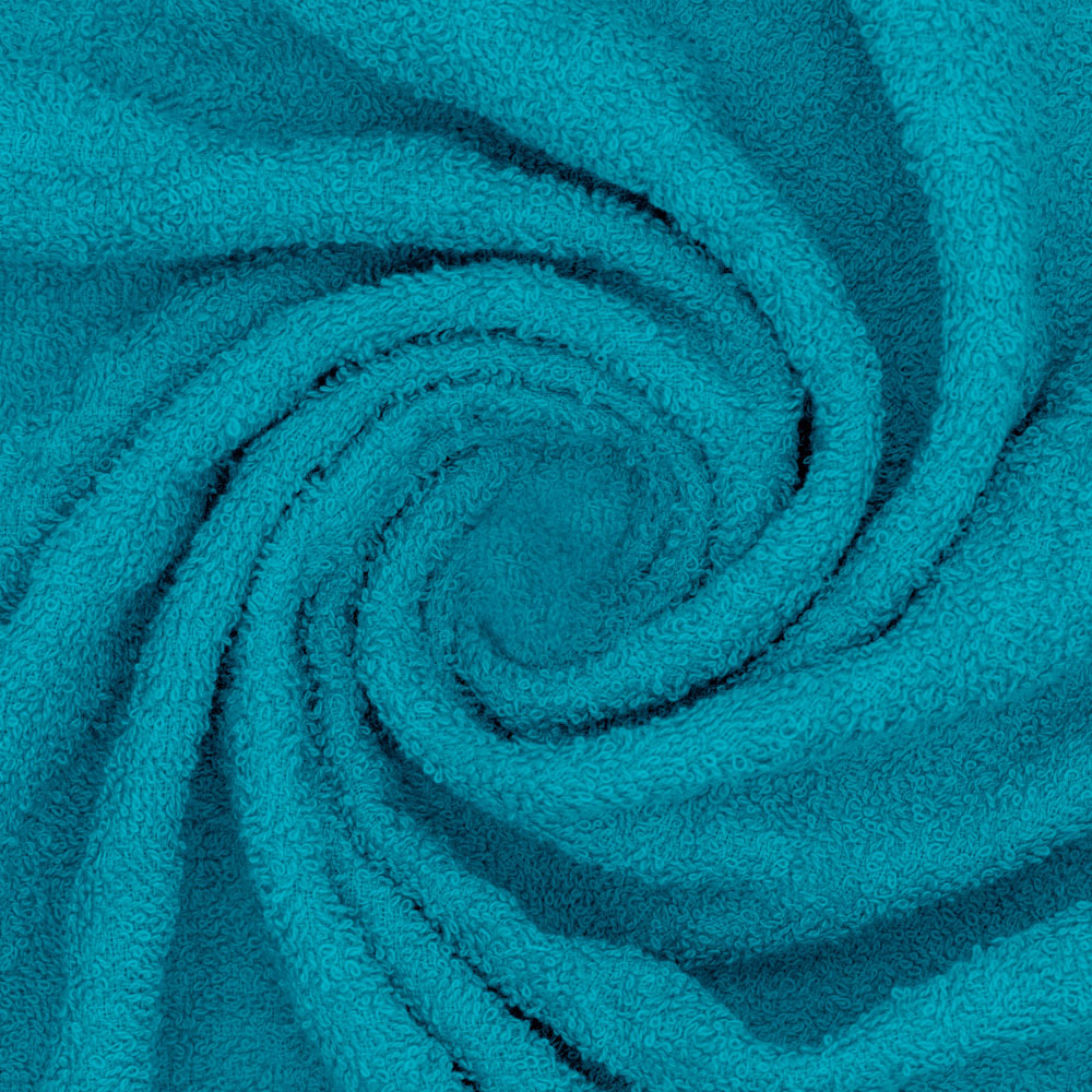 Velosso Hampi Cotton Teal Bath Towel Set of 2 Image 4