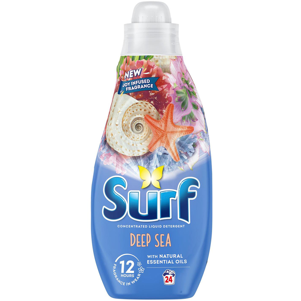 Surf Deep Sea Laundry Washing Liquid Detergent 24 Washes 648ml 4 Pack Image 2