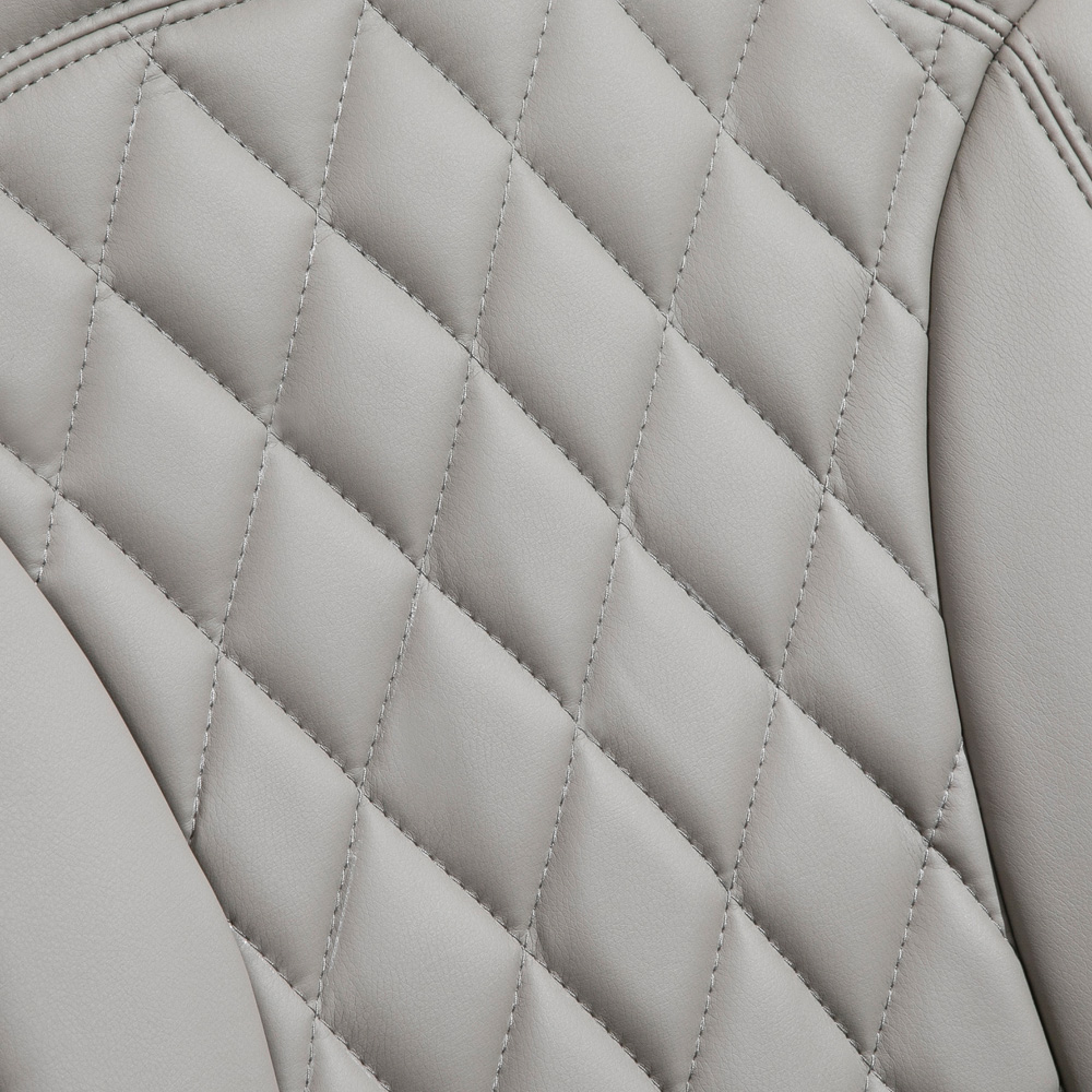 Portland Grey PU Leather Swivel Recliner Chair Image 3