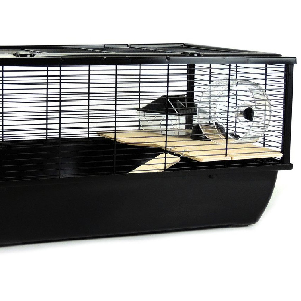 Little Friends The Grosvenor Black Small Animal Cage Image 3