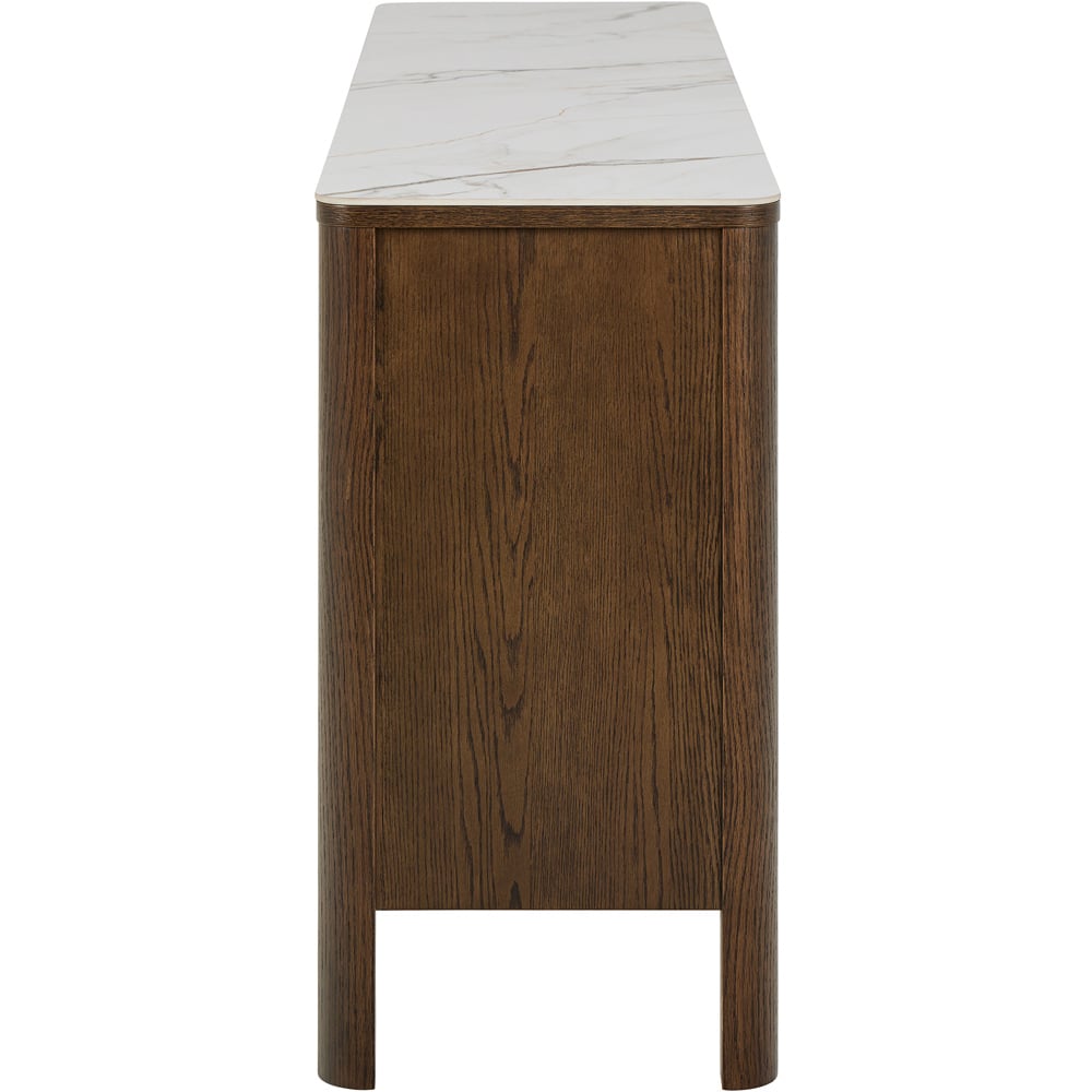 Florence Southampton 2 Door 2 Drawer Cream Ceramic Sideboard Image 4