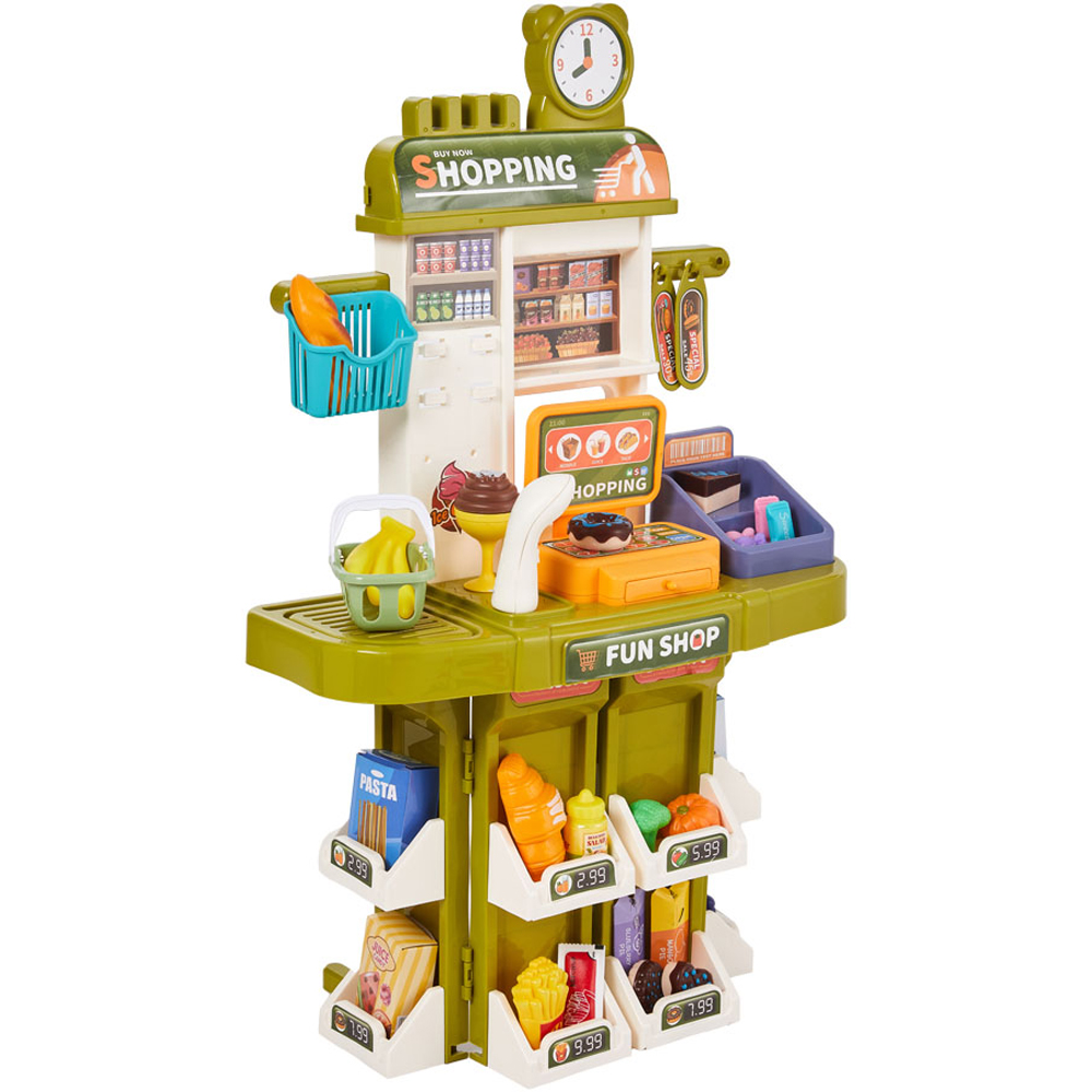 Tommy Toys 38 Piece Kids Gren Supermarket Shopping Pretend Play Set Image 3