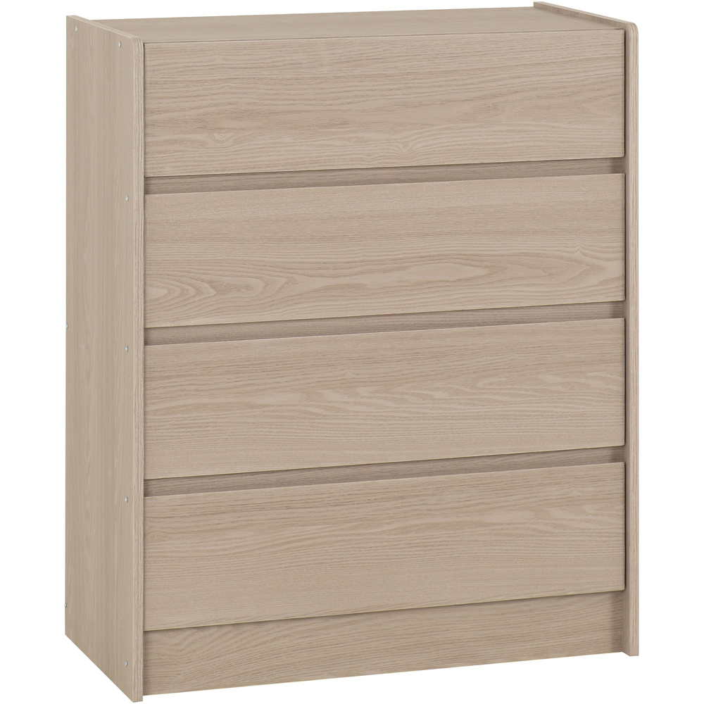 Seconique Paris 4 Drawer Smoked Ash Effect Chest of Drawers Image 2
