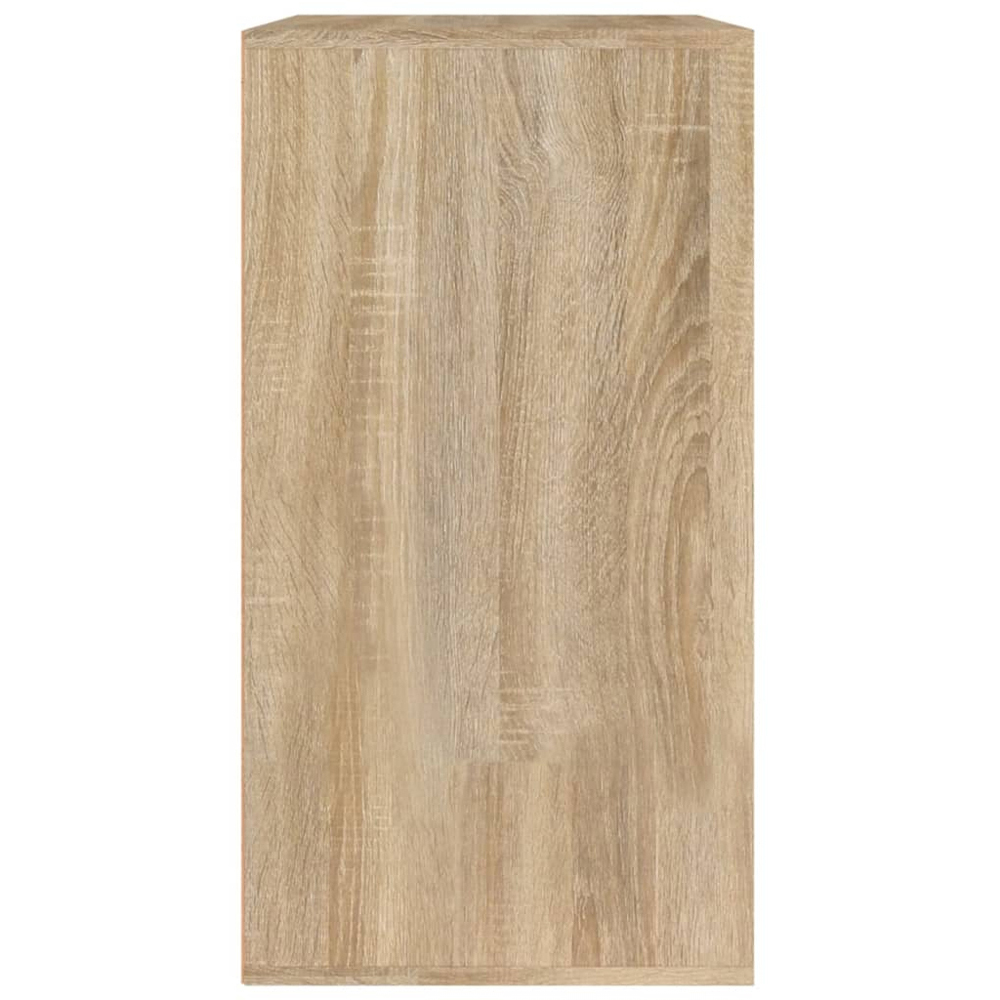 vidaXL Single Drawer 3 Shelf Sonoma Oak Cosmetic Cabinet Image 7
