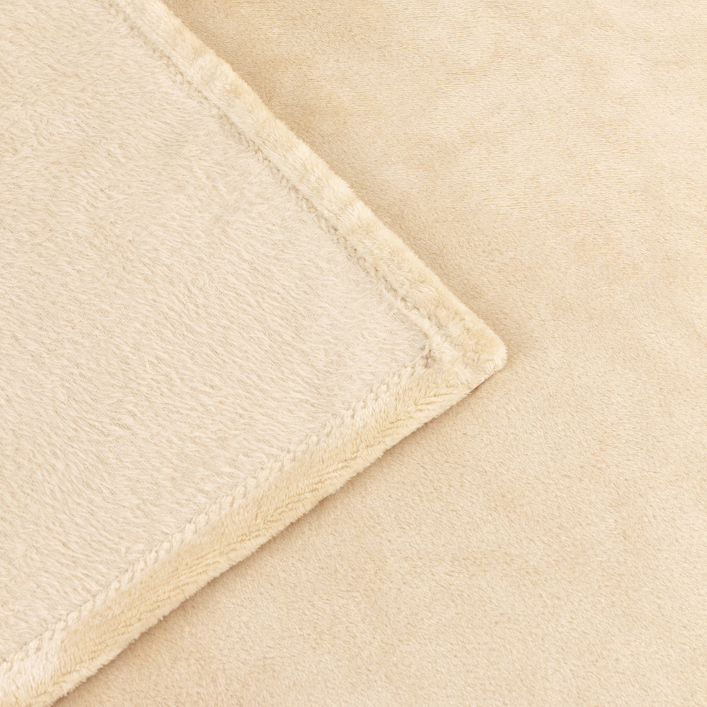 Furn Harrow Natural Fleece Throw 140 x 180cm Image 4
