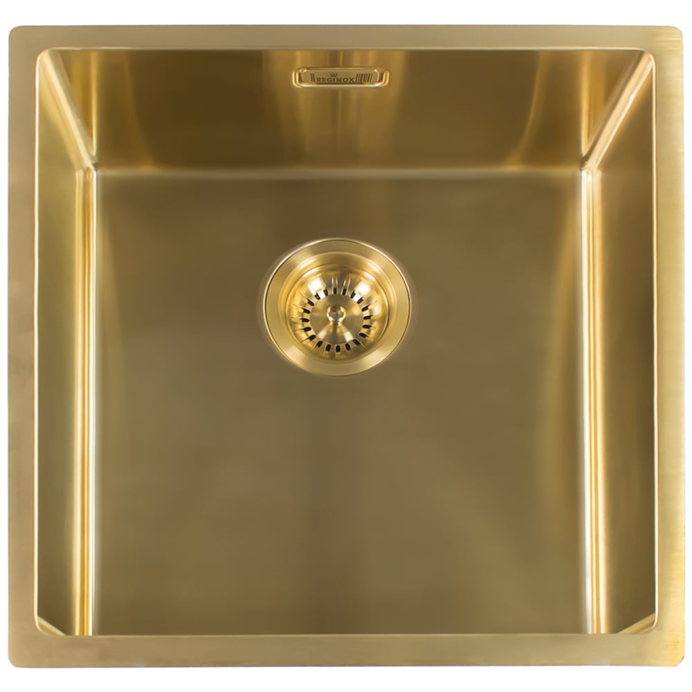 Reginox Miami Gold Square Sink 500 x 400mm Image 1