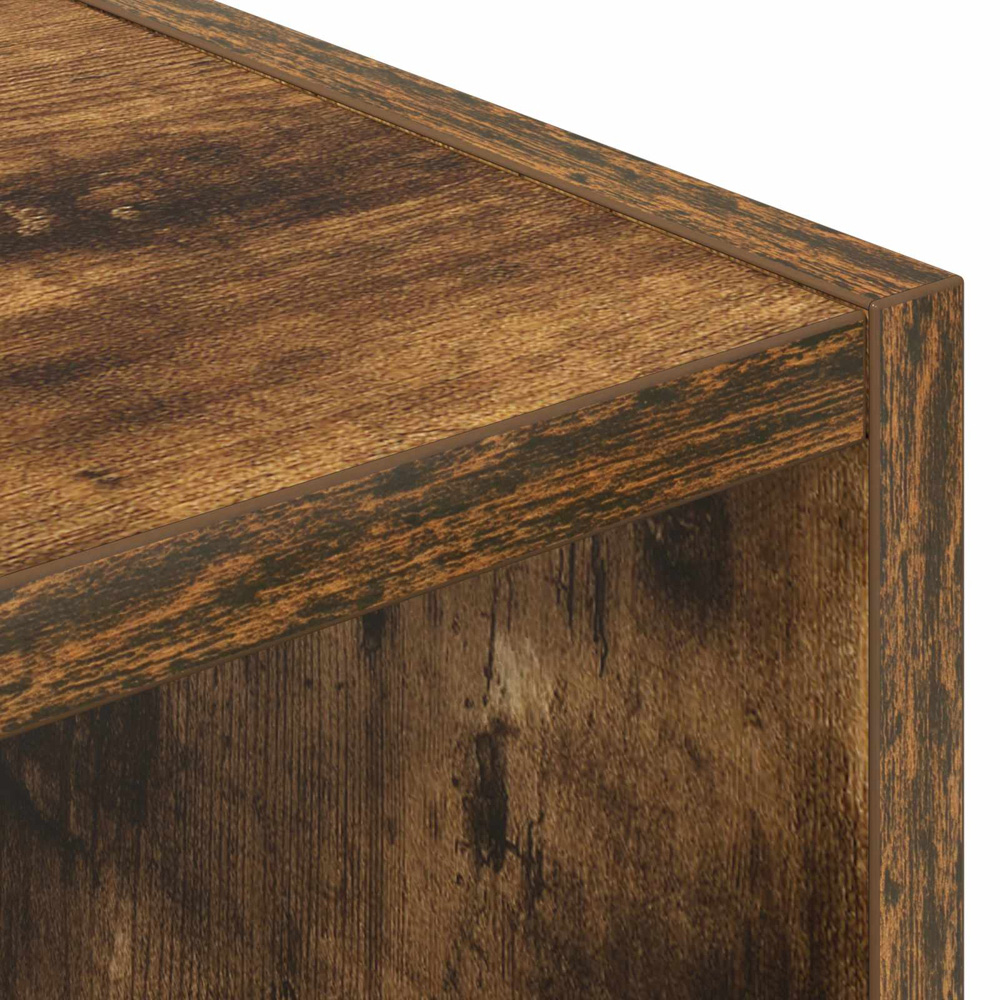 vidaXL 6 Open Shelf Smoked Oak Sideboard Image 7