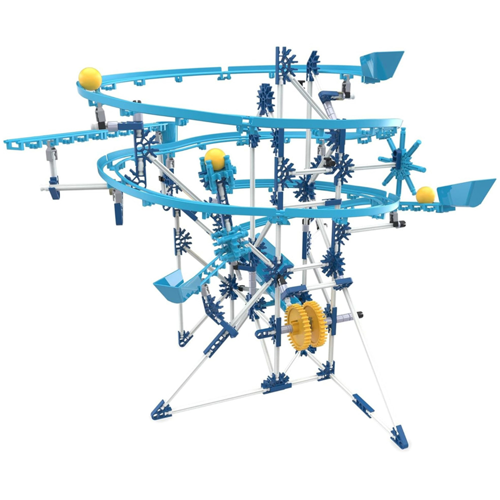 Basic Fun K'NEX Classics Marble Run Motorised 3 Model Building Set 500 Piece Image 6