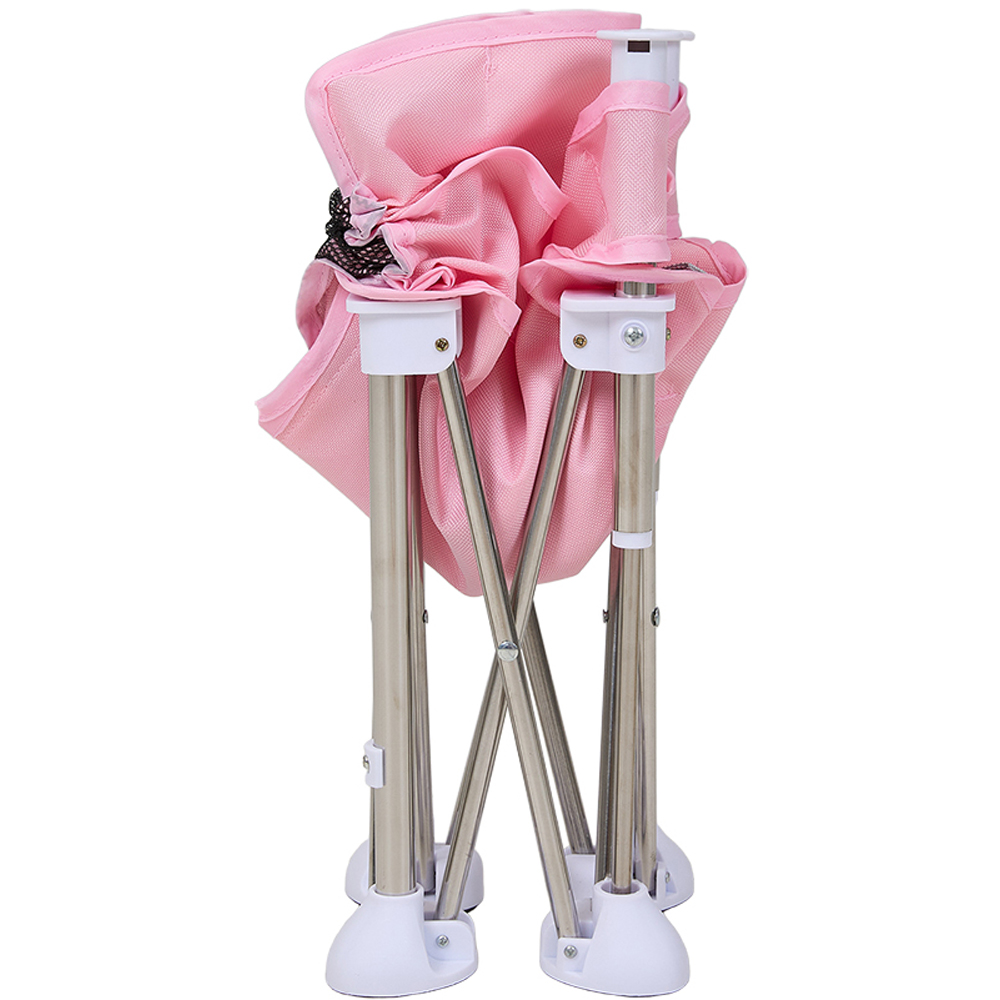 H&O Direct Pink Oxford Cloth Folding High Chair Image 4