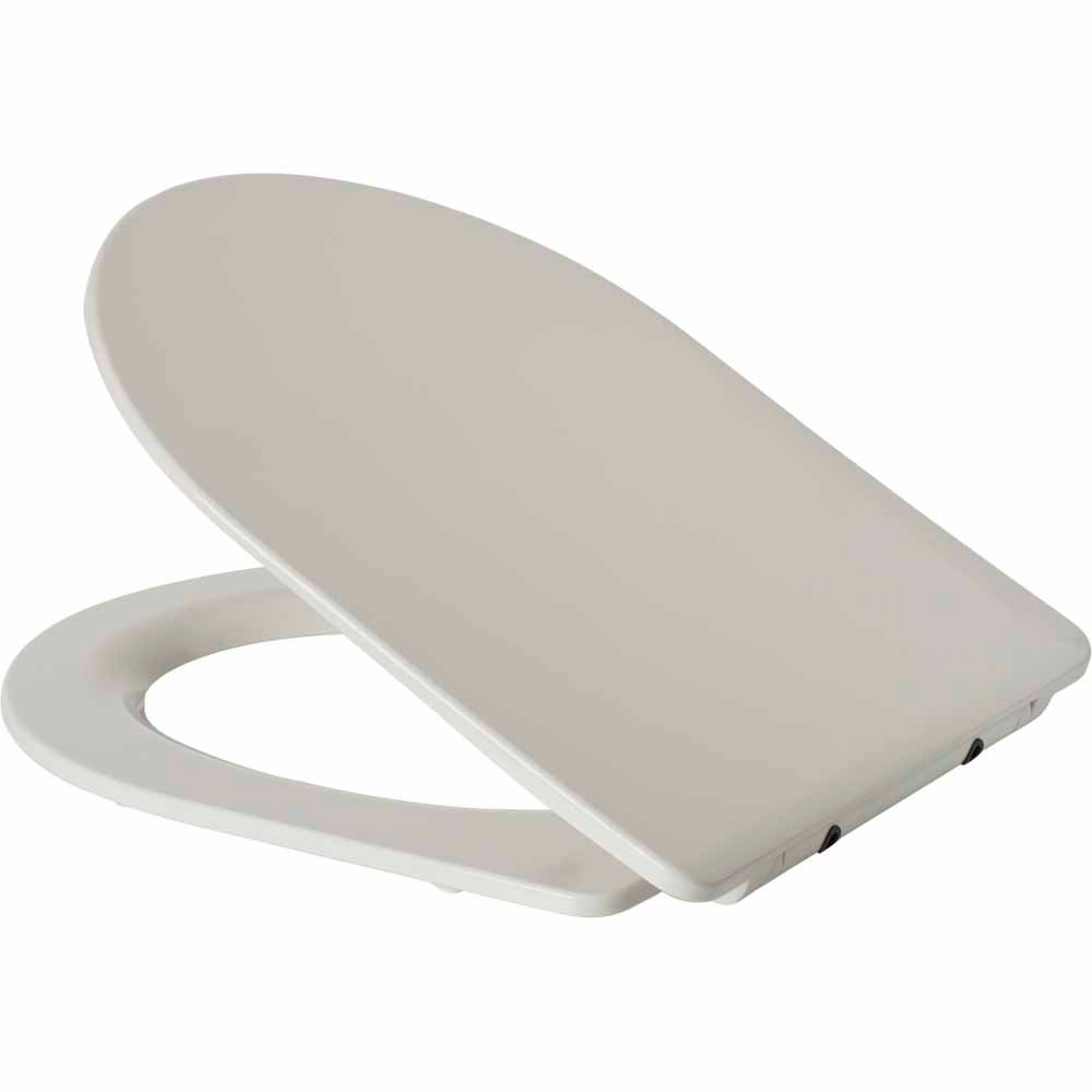 Wilko Slim Dshape Toilet Seat 44cm Wilko