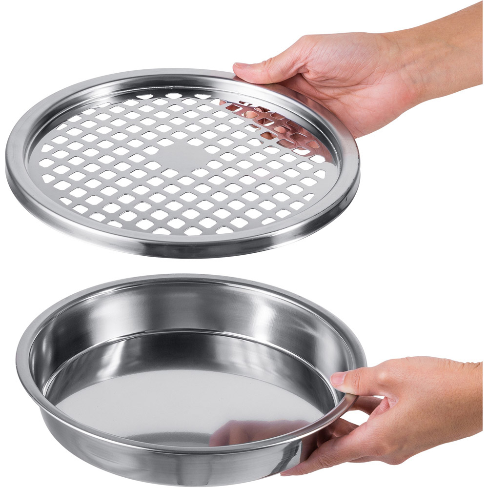 tectake Anthracite Ashtray with Bin Image 5