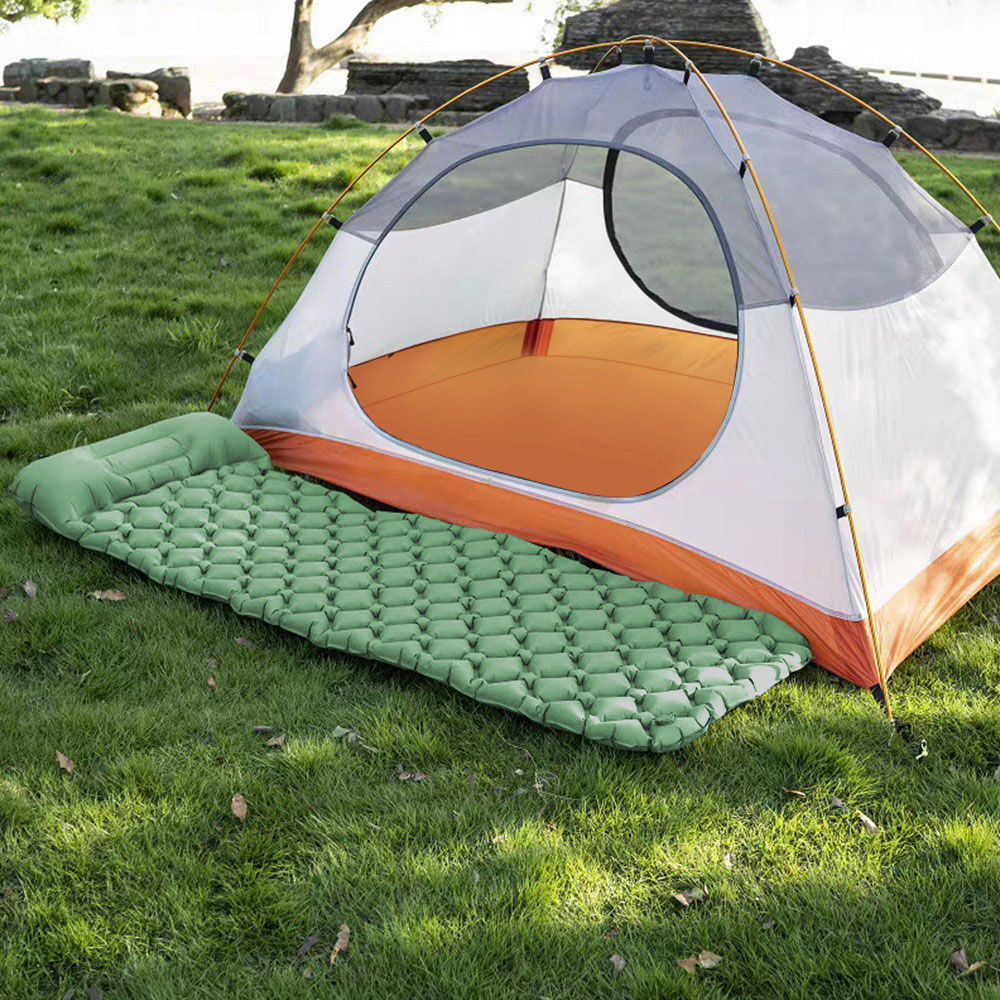 Living and Home Army Green Inflatable Sleeping Pad Air Bed 190 x 60cm Image 2