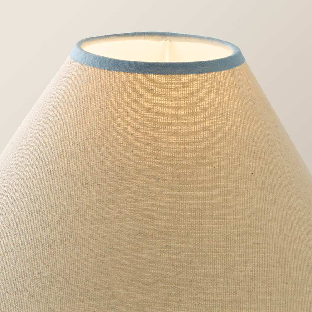 ValueLights Florie Scallop Blue Trim Small Shade Image 5