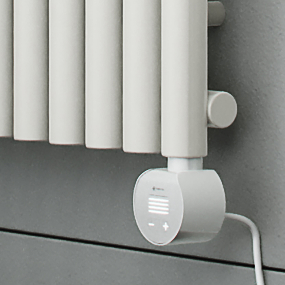 Terma Rolo-Room E Wi-Fi White Electric Radiator 800W 1800 x 370mm Image 7