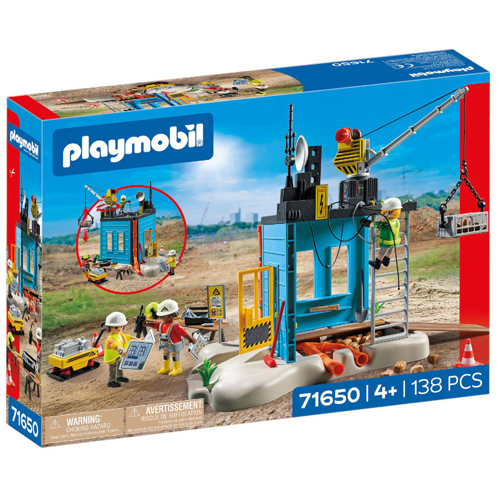Playmobil Construction Site Playset Image 1