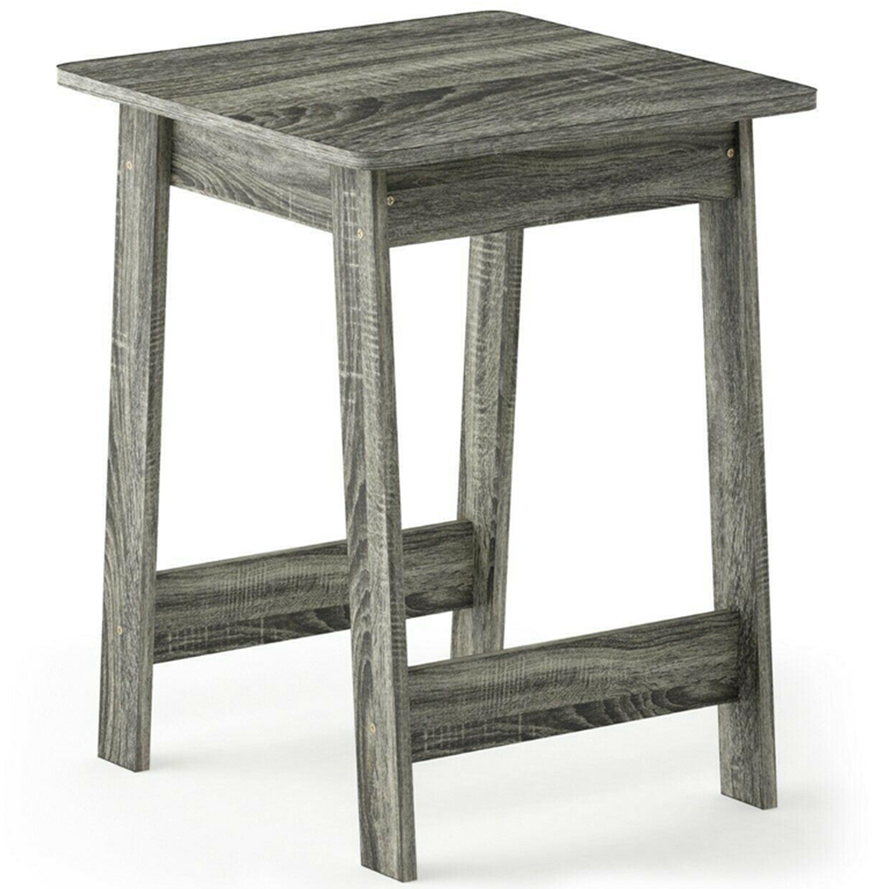 Walplus French Oak Grey Beginning End Table Image 2