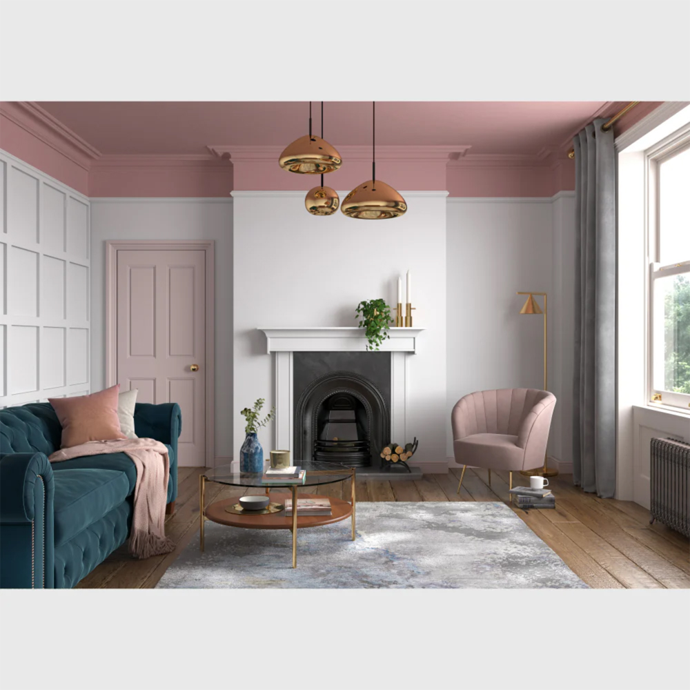 Dulux Heritage Walls and Ceilings Marble White Velvet Matt Emulsion Paint 1L Image 4