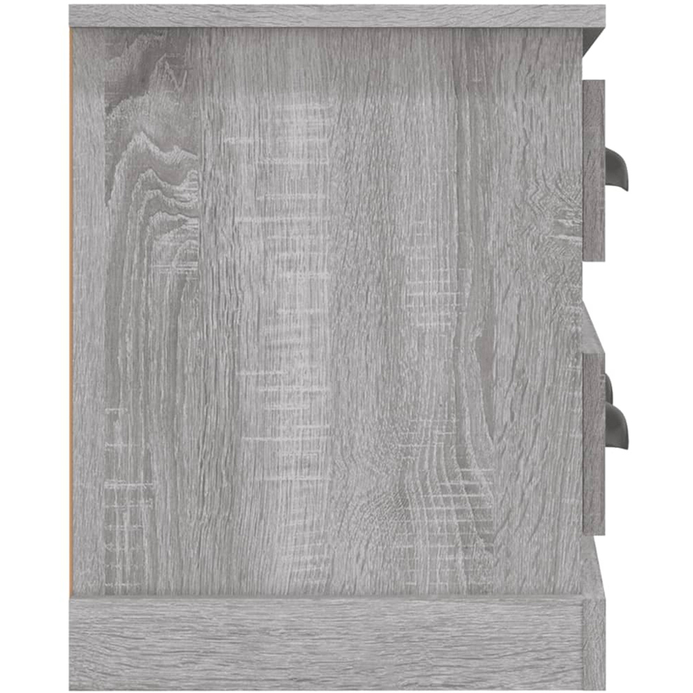 vidaXL 4 Drawer Grey Sonoma TV Cabinet Image 5