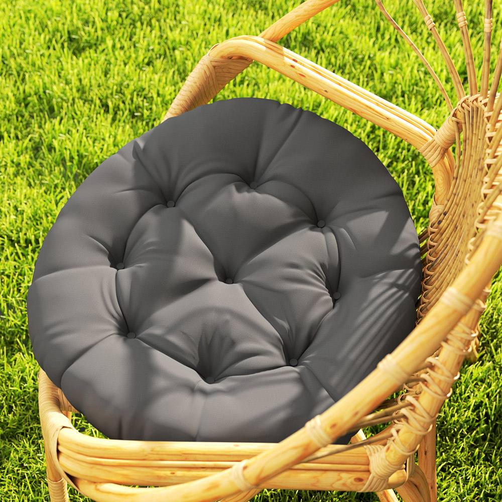 Outsunny Dark Grey Garden Seat Cushions 10 x 60cm 2 Pack  Image 3